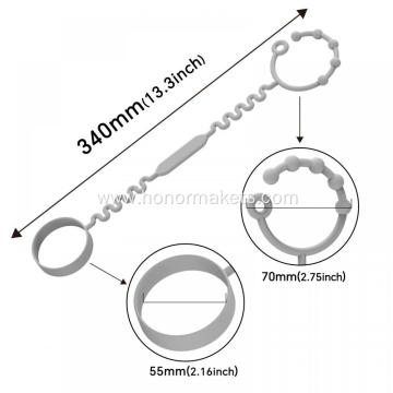 Silicone Baby dummy chain